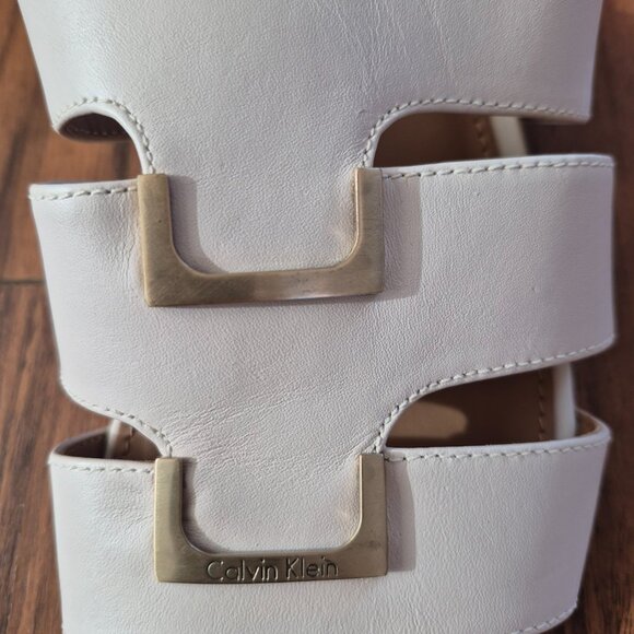 Calvin Klein Size 7.5 Woman's Slide Sandals - Picture 5 of 7